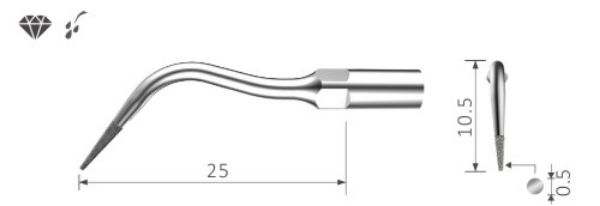 Ultrasonic Scalertips Periodontic EMS style P4D