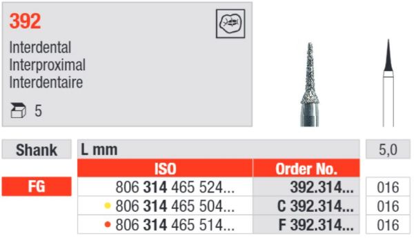 Diamant bor C392 FG 016