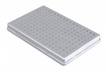 Stainless steel cover perforated 28x18 185451