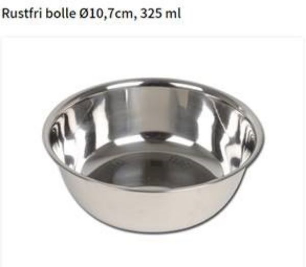 Rustfri bolle Ø10,7 cm 325ml