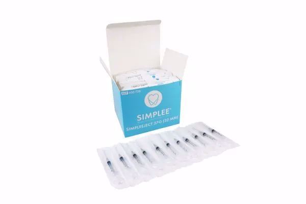 Simplee Skyllesprøyte, Luer-lock 27G, 500728