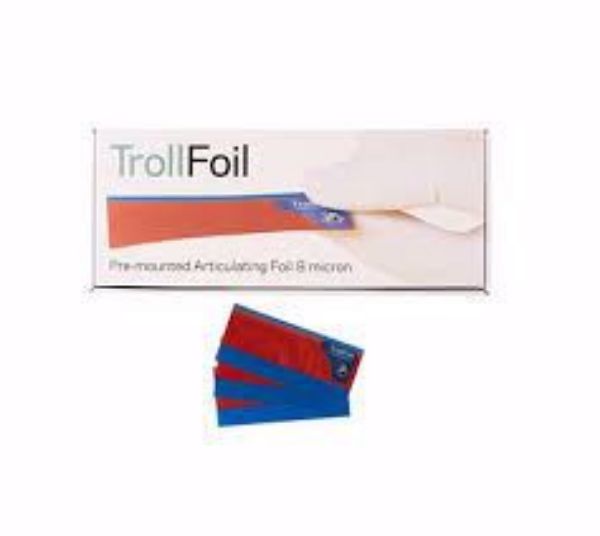 Unodent artikulasjonsfolie 8my, rød 