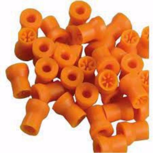 Kerr Prophy Cups snapon laminated 9010/120, Firm rubber orange120stk Dental Direct