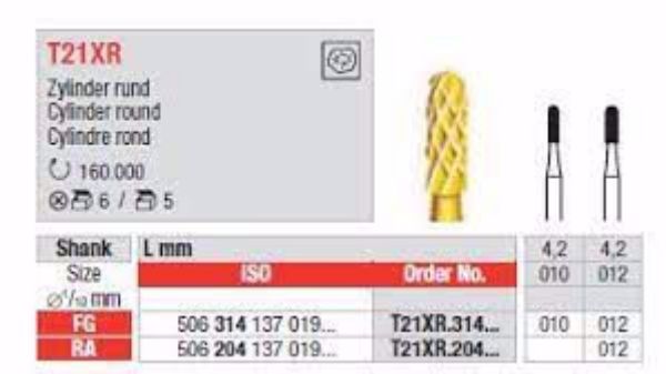 Adhesive fjerner bor T21XR RA 012