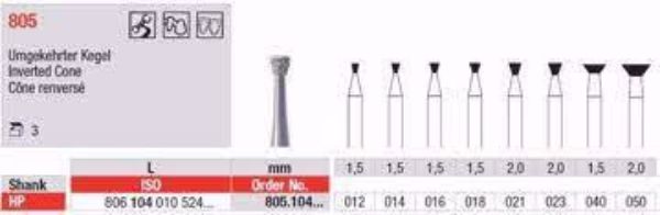 Diamant bor 805 HP 023 