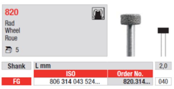 Diamant bor 820 FG 040