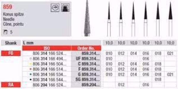 Diamant bor C859 FG 012 