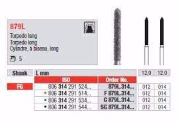 Diamant bor F879L FG 012 
