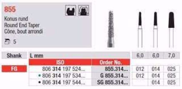 Diamant bor G855 FG 014 