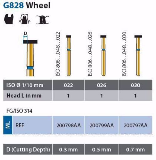 Diatech Diamant wheel G828-314-030 - ML 