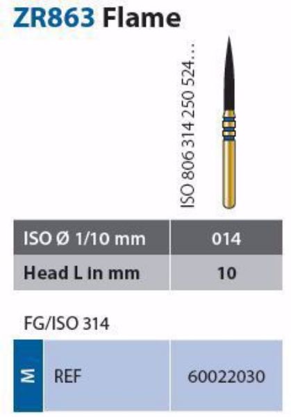 Diatech diamant Z-Rex ZR863-314-014-10-M