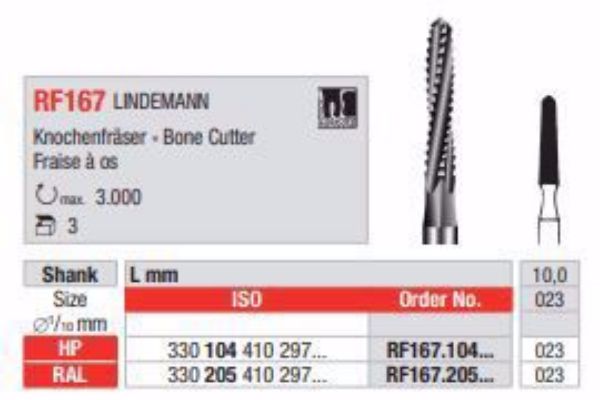 Kirurgisk bor RF167 RAL 023 