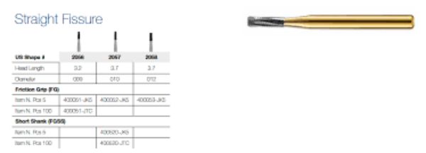 Straight Fissure FG 012 400053-JK5