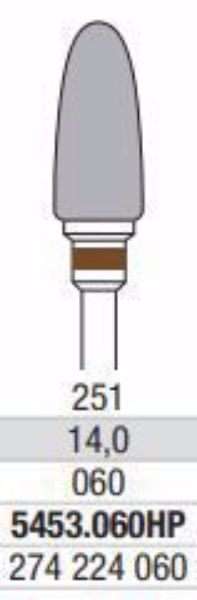 TC Cutter hardmetall Freser 5453 060HP