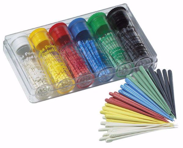 Gutta percha points .02 020 gul A022G