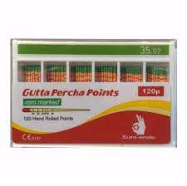 Gutta Percha points Sure Dent 35