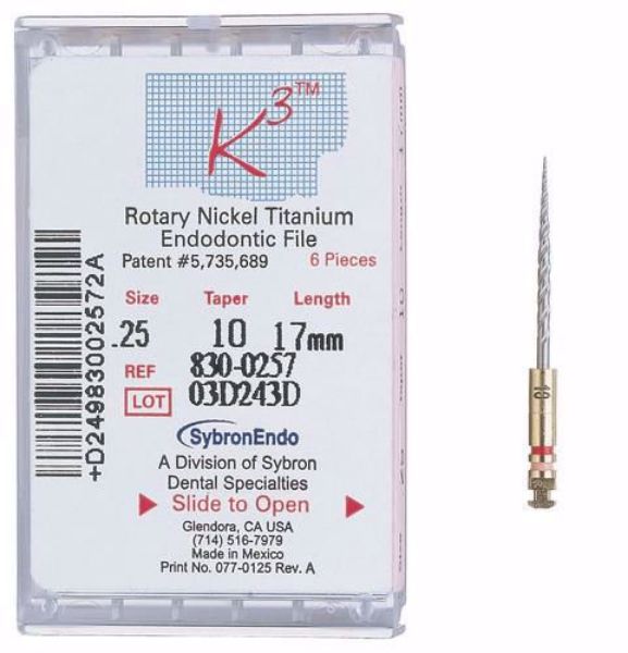 K3 files titanium 25mm 825-4355 