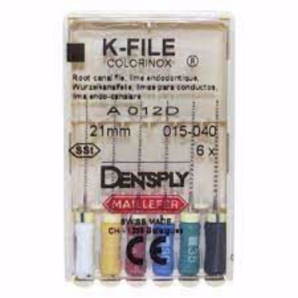 K-File Colorinox nr.15-40 Ready Steel 