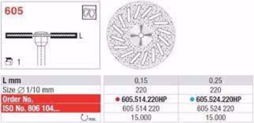 Diamant slipe discs superflex 605.524.220HP 