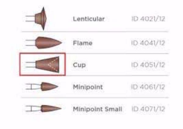 Identoflex Pre-gloss polishers RA ID4051/12