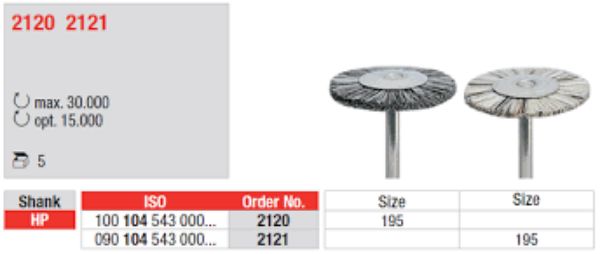 Polishing brush soft 2120 HP 