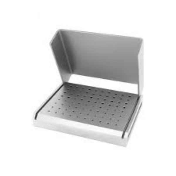 Aluminium Borholder sølv autoklaverbar 2880, 40FG + 40 RA 100x75x33mm