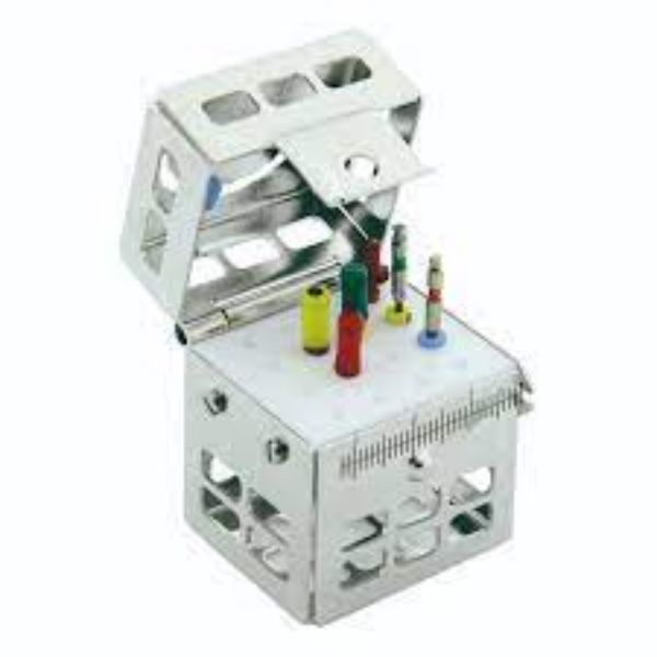 Endo Kassett 1,Stainless steel, 182151, 1 stk, Nichrominox, for 16 filer