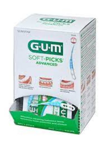 GUM Soft-Picks Advanced small 649PHV, 100stk i boks