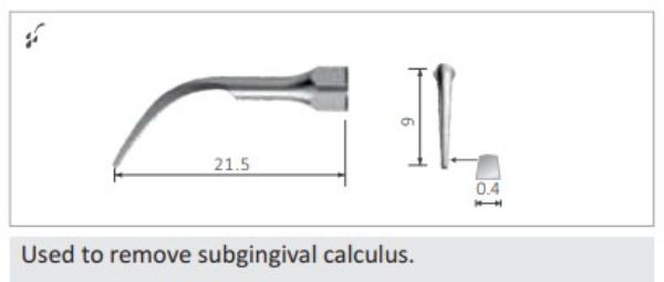 Ultrasonic Scalertips Satelec PD1, 1 stk