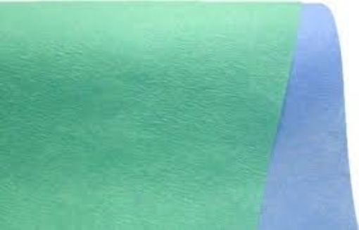 Steriliseringspapir grønn/blå 197235, 500stk 60x60cm