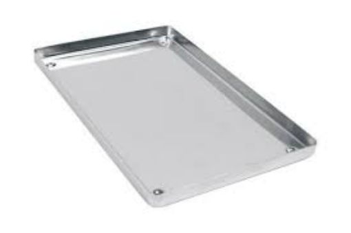 Stainless steel tray 28x18 182450, 1 stk Nichrominox