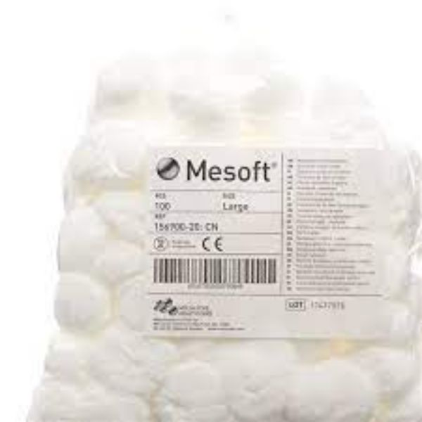 Mesoft Tupfere large, 45mm, 100 stk, usterile, 156900