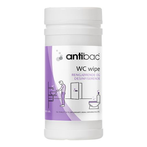 Antibac WC Wipes, 90 wipes, 1 boks, 603074