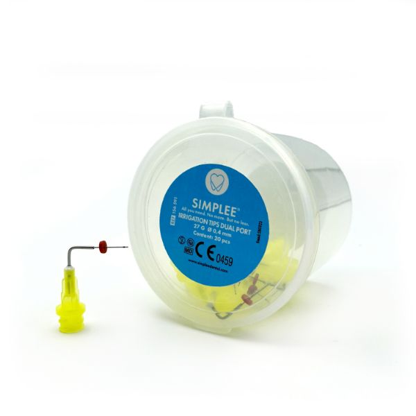 Simplee Skyllekanyle 27G, 0,4mm, Dual port, 20 stk, 156591