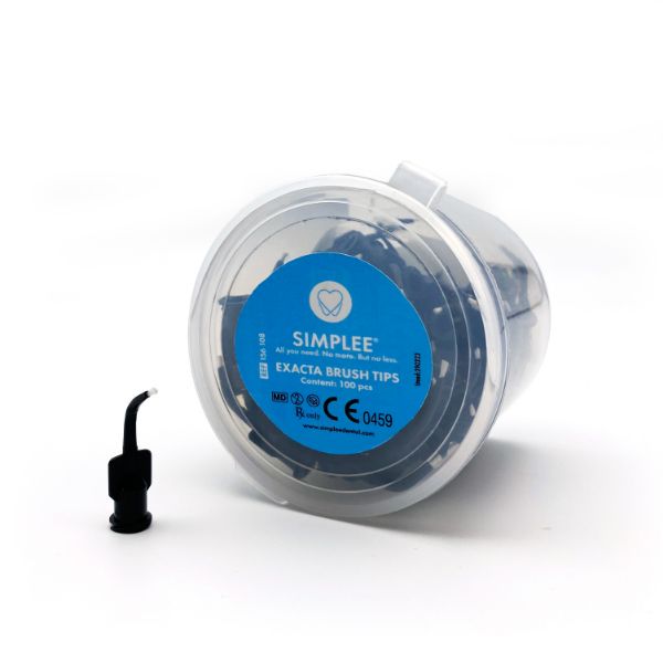 Simplee Exacta Brush kanyle 100 stk, 156108