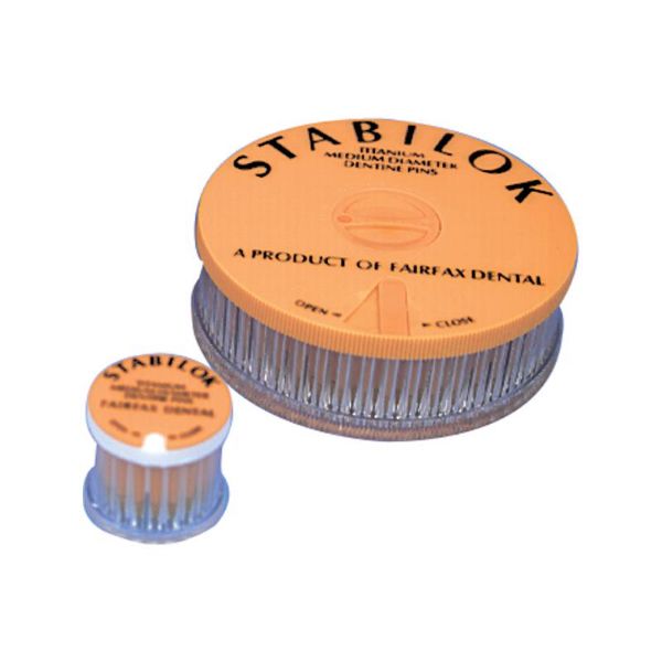 Stabilok titanium stifter, 20stk medium, oransje, 041029