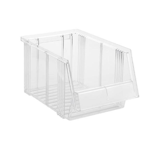 Plastskuff, transparent, 186x300x156, 1 stk, 1930-1