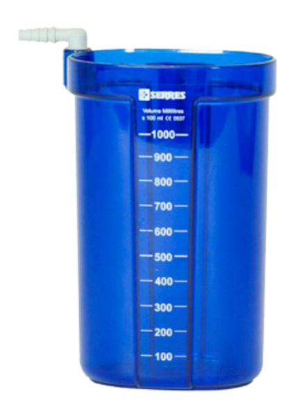 Mediplast Serres Ytterbeholder 1L blå, 1 stk, 6057309