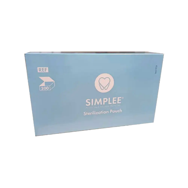 Simplee Autoklavposer, flat, selvklebende, 13,4 x 28,3 cm, 200 stk, 156731