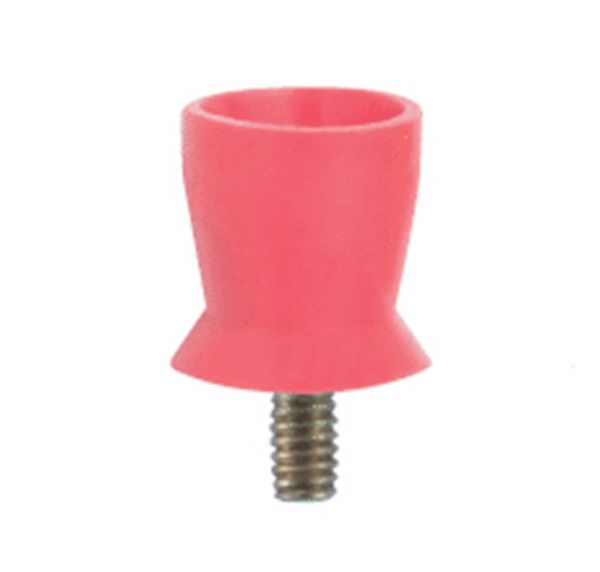 Disposable Prophy Cups Latexfri Screw-in, 100 stk, X-soft rød, T-S221RD