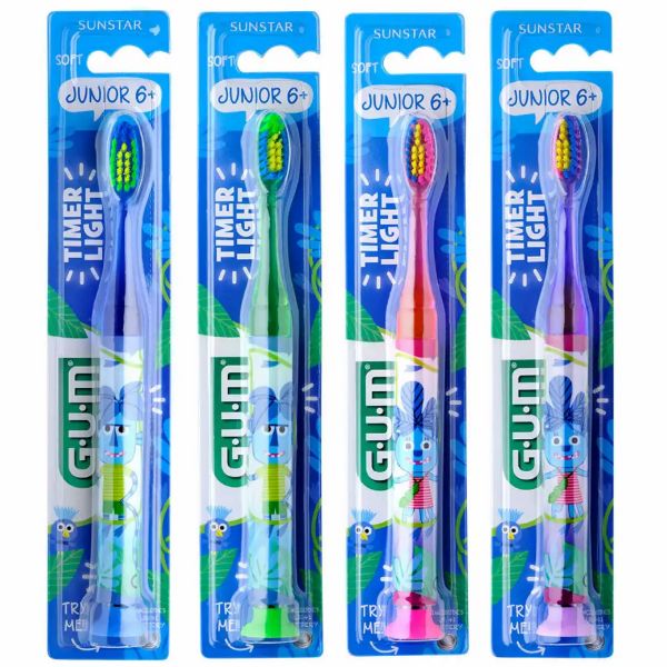 GUM Light-Up barnetannbørste 903M, 12stk