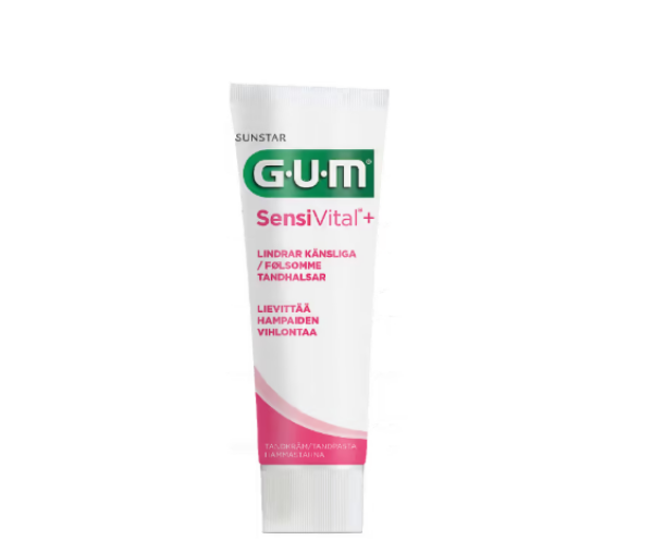 GUM SensiVital+ tannkrem 6070FNLSC, 1 stk 75ml