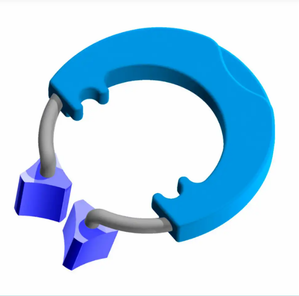 Simplee Sekjsonsringer, NiTi 2 stk, 6 stk silikon, 156121