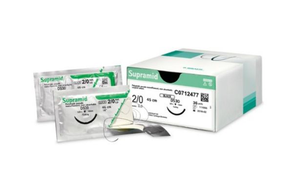 Supramid DS16 sutur 4/0 45cm C0712132, 36stk