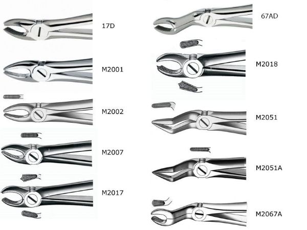 CM Ekstraksjonstang venstre M2018, 1stk upper molar