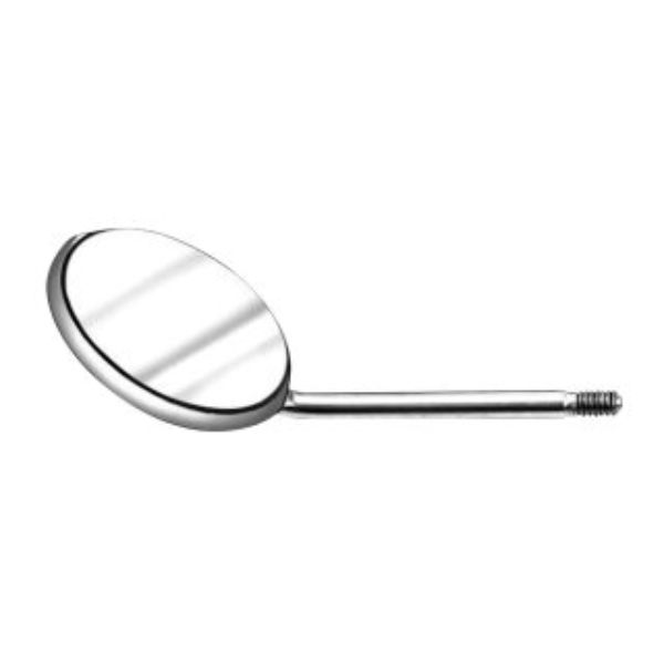 CM Rhodium  mundspeil 22 mm 478/4, 12 stk