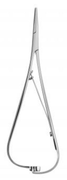 CM Needle holder OLS-6101, 1 stk, ligatur, fintagget, rett