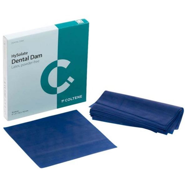 HySolate Latex Dental Dam Blue, 60034442, 36 stk, 15 x 15 cm, medium