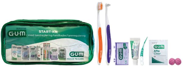 Picture of GUM Ortho Start-Kit, Startsett for pasienter med tannregulering