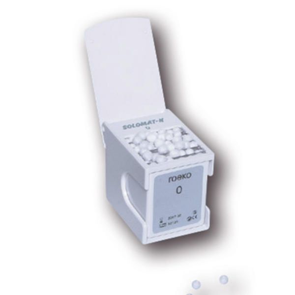 Solomat-N pellets dispenser m/refill, Str 00  Plast 1 stk 223100